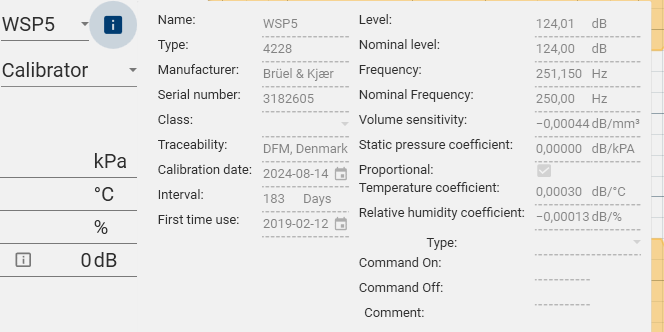 Microphone Reference Performing calibrations > Microphones