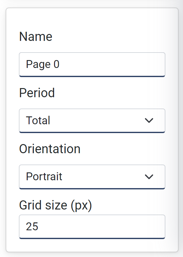 Report designer page handling original