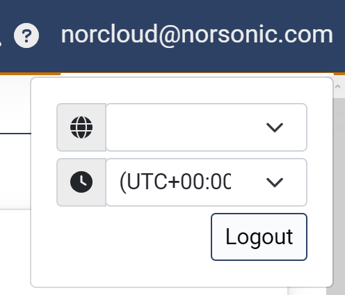 Log out of Norcloud