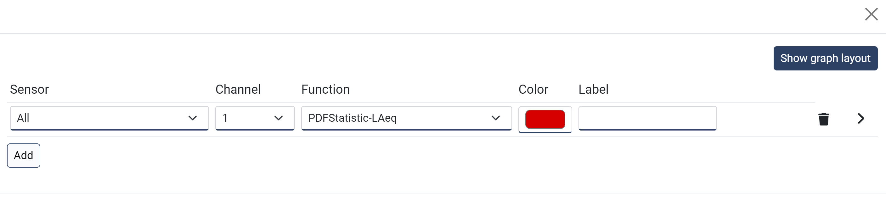 Report designer graph statistics